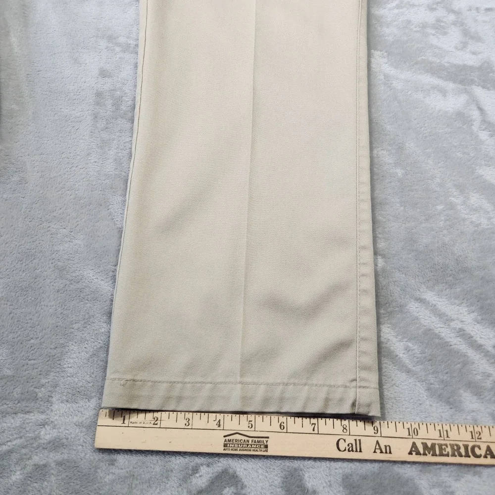 Vtg Wrangler Riata Pleated Dress Pants Mens‎ 40x32 Beige Career Western Church
